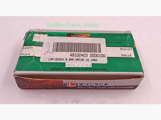 Lapua / Finlandia proiettili per fucile 6,5mm (.264)