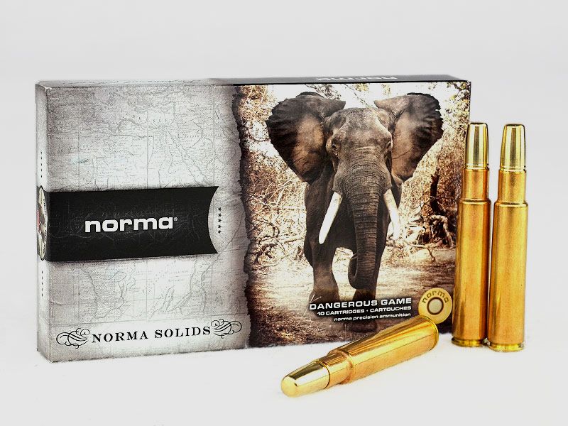 NORMA AFRICAN PH .416 Rigby, SOLID 400 grs 1 paquete (10 disparos a 13,29 € cada uno*)