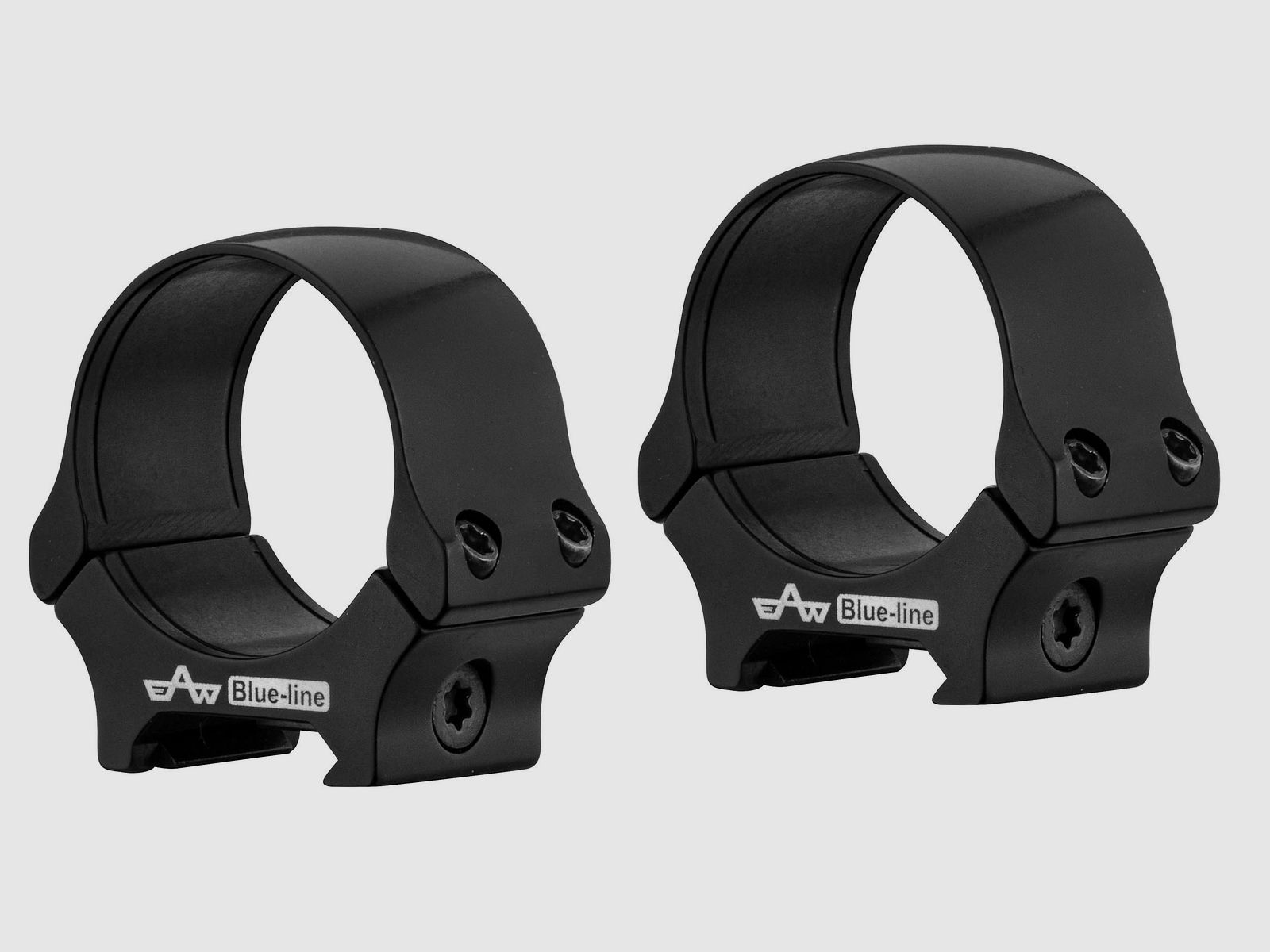 Anelli fissi EAW diametro 34 mm per rail weaver 21 mm – Altezza: 5 mm, immagine 1 di 3