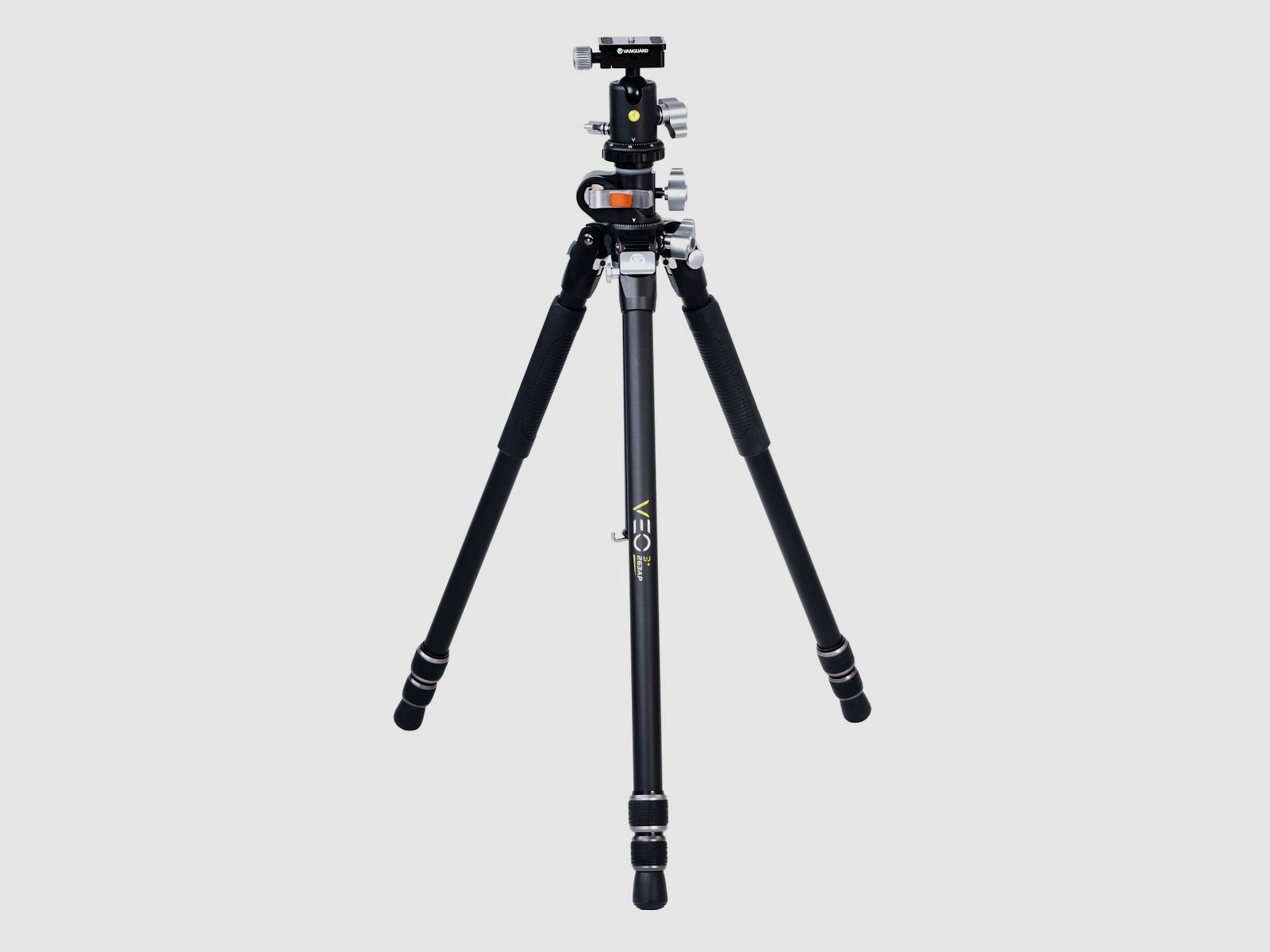 Vanguard Veo 3+ 263AB – Treppiede in alluminio, testa a sfera e colonna centrale multiangolo, immagine 3 di 8