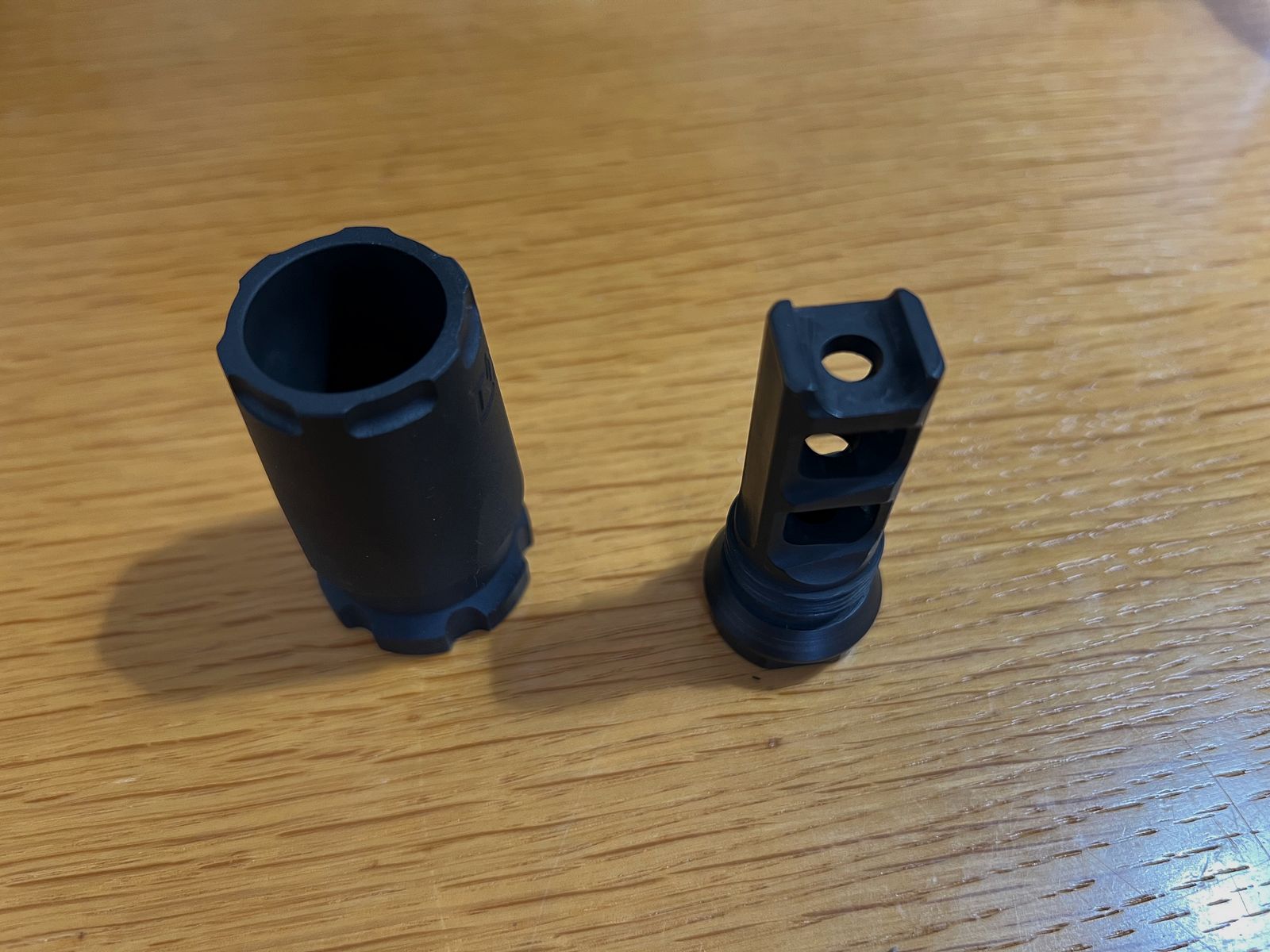 Breek Arms 2BO 2 Port Muzzle Brake .223/556 Bremse Kompensator + Blast Deflector