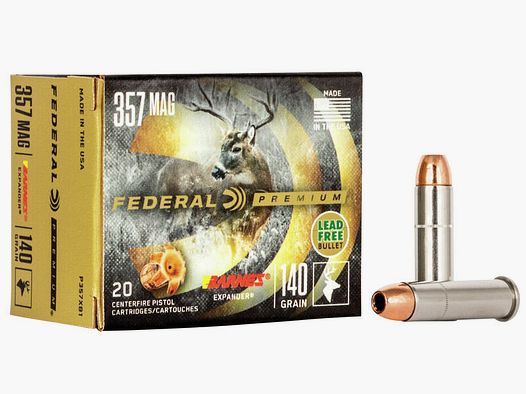 Federal Premium Barnes Expander .357 Mag. 140GR HP 20 cartouches