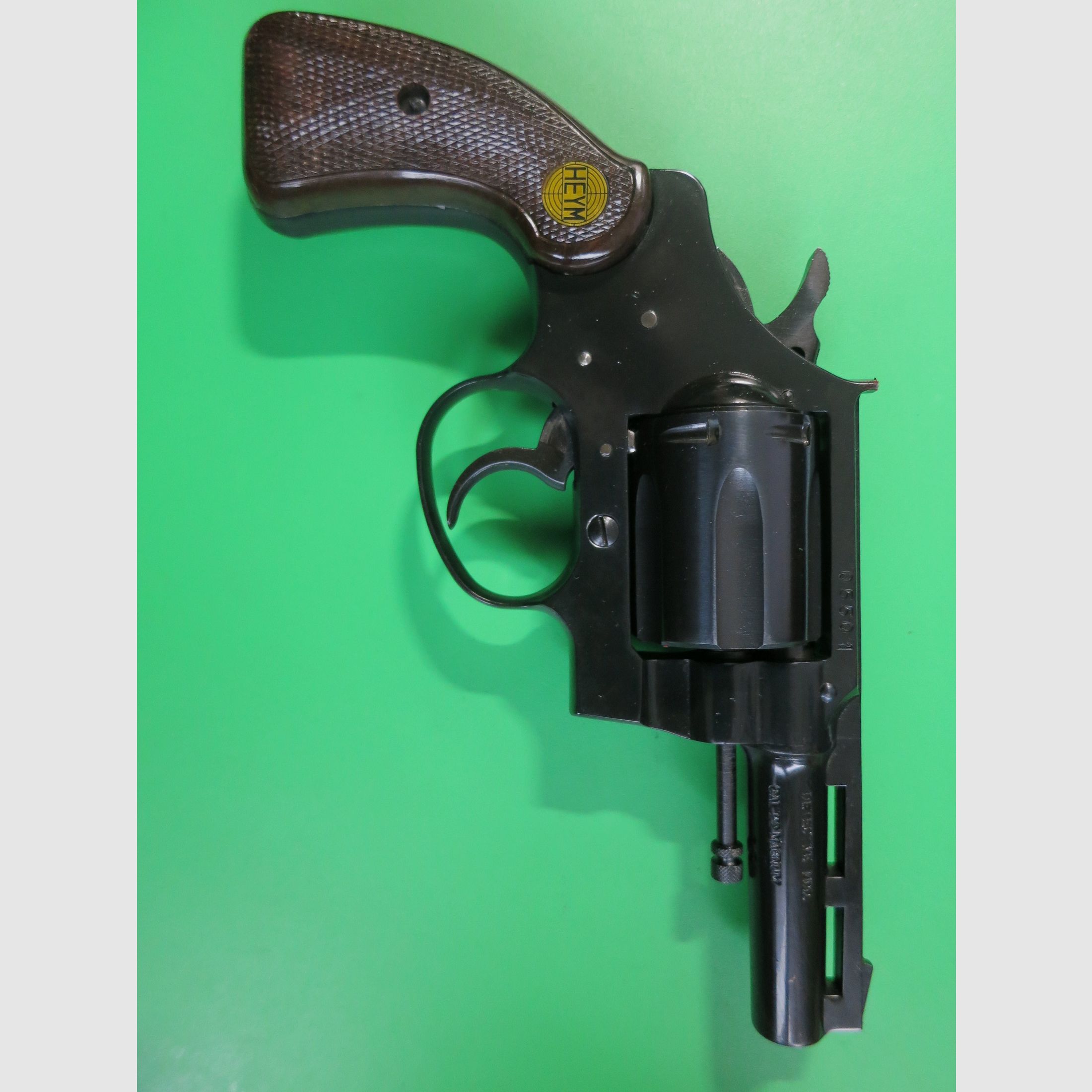 Revolver Heym Model Detective, caliber 22 Magnum, .22 WinMag, falling game revolver, like new #73
