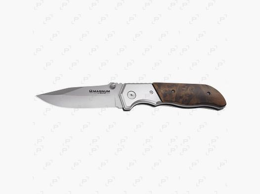 MAGNUM BY BÖKER FOREST RANGER opvouwmes handvat van wortelhout