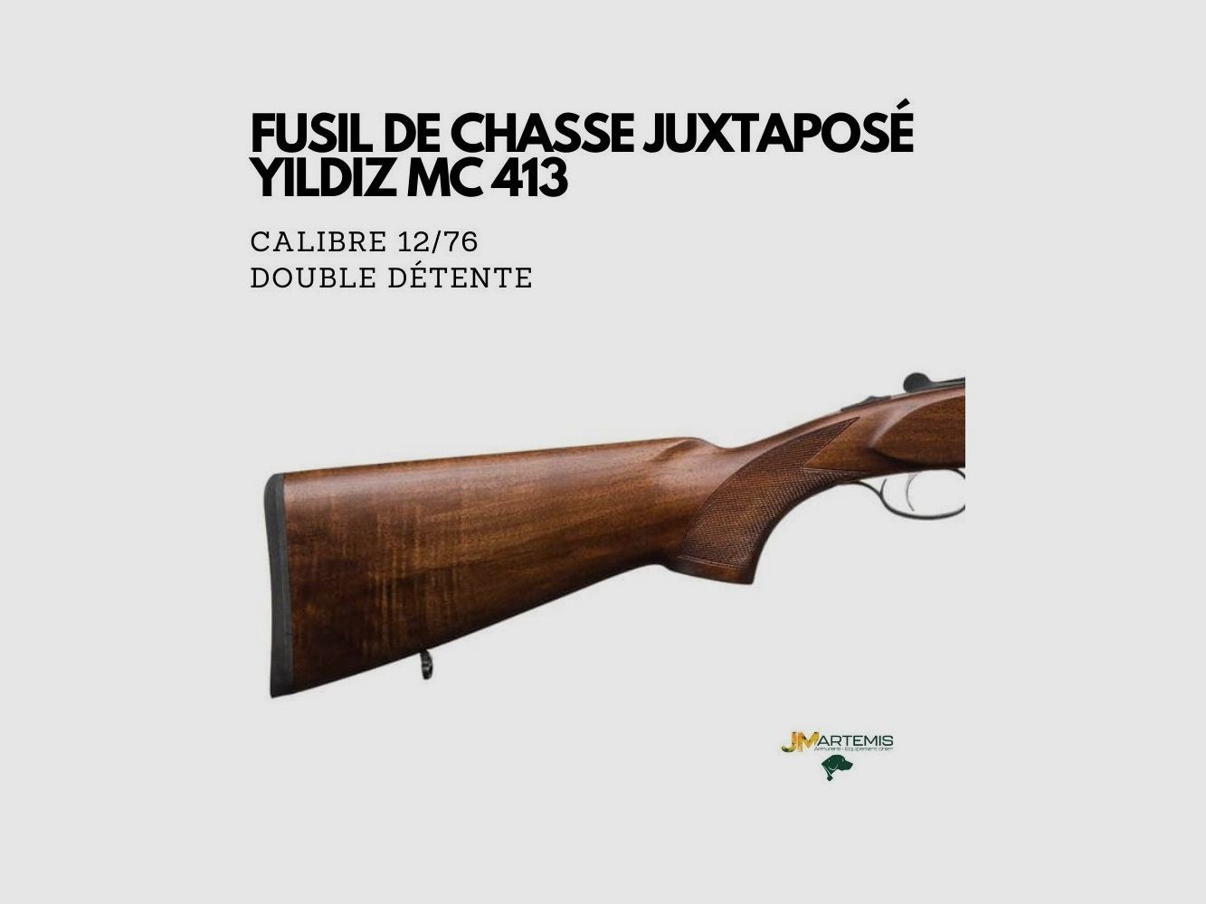FUSIL JUXTAPOSÉ YILDIZ MC 413 CALIBRE 12/76, image 3 sur 3