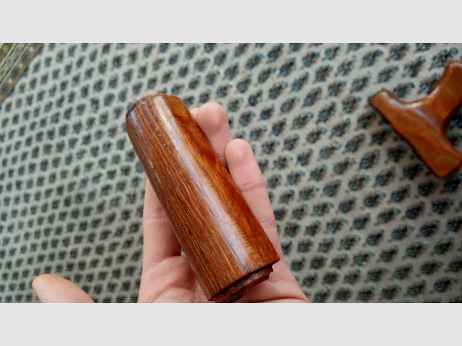 Original Rumänischer AK Handschutz s.g. Esel-Pimmel (Uluc) Schichtholz Romy Donkey Dong für PM md.63 md.90 AIMR AIMS // AKM Vordergriff ideal für Cugir WASR