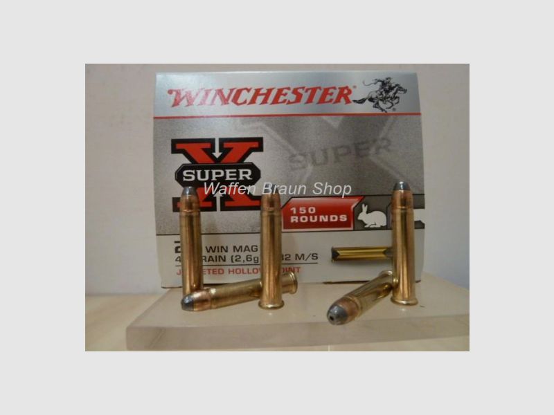 Winchester .22 Magnum,SUPER-X,40gr,JHP, 150 Stück
