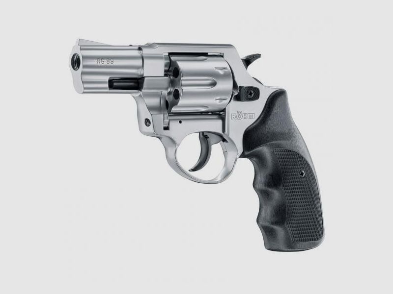 Röhm RG89 blank firing revolver caliber 9 mm R.K. aluminum chrome blank firing