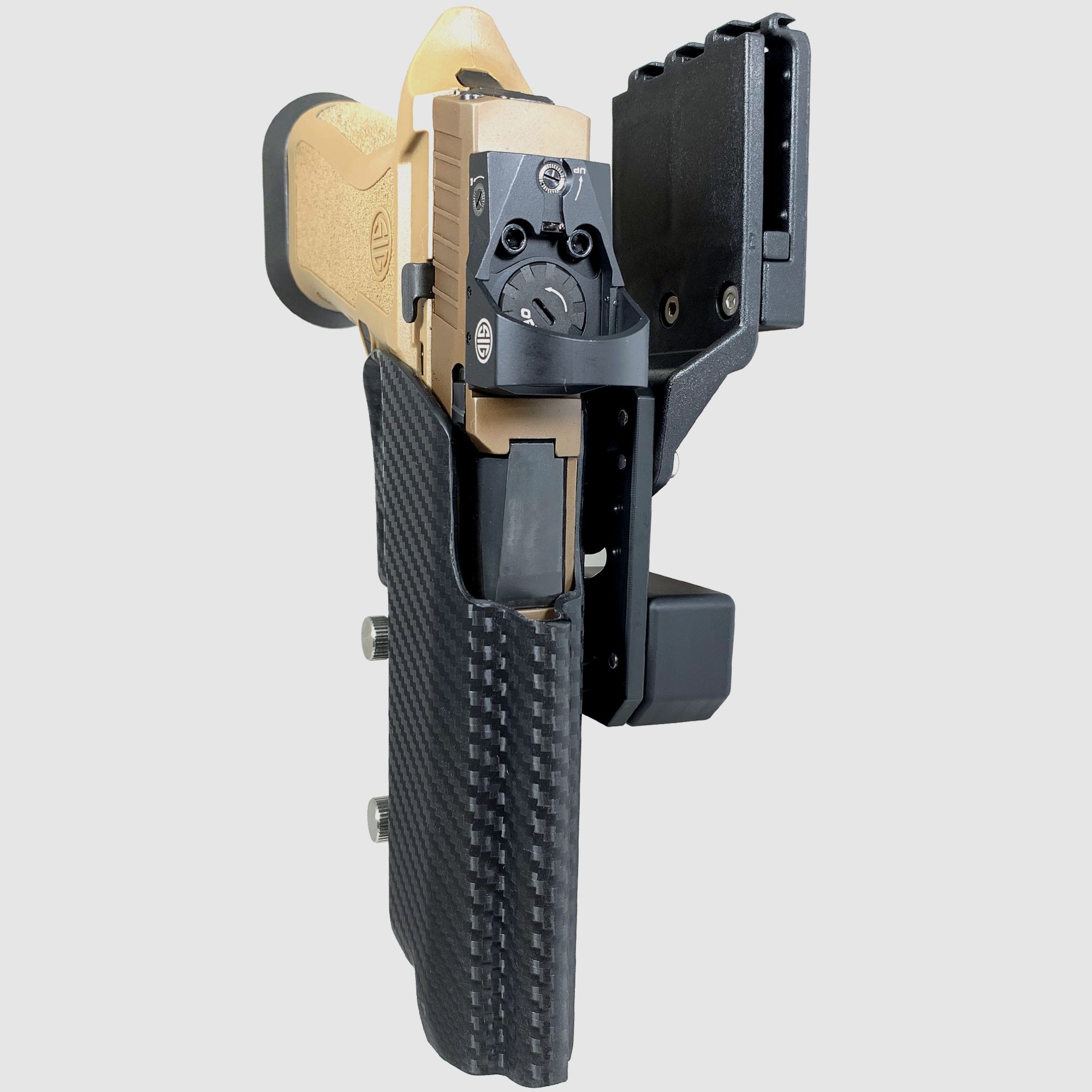 Futteral Black Scorpion OWB Pro Competition HD SIG-P320-Kohle Schwarz, Bild 2 von 2
