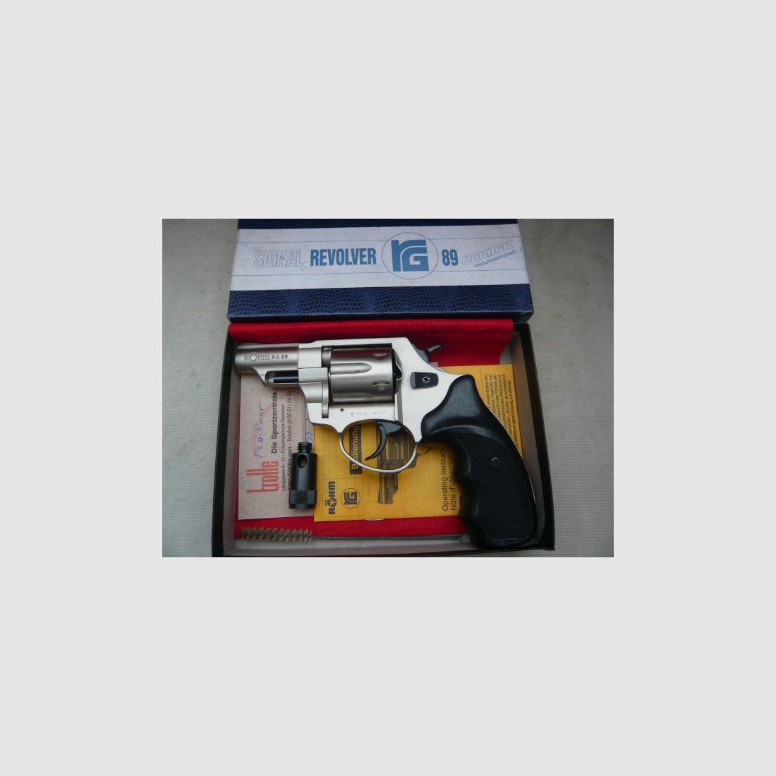 Alter Revolver Röhm RG 89 cal. 9mmK