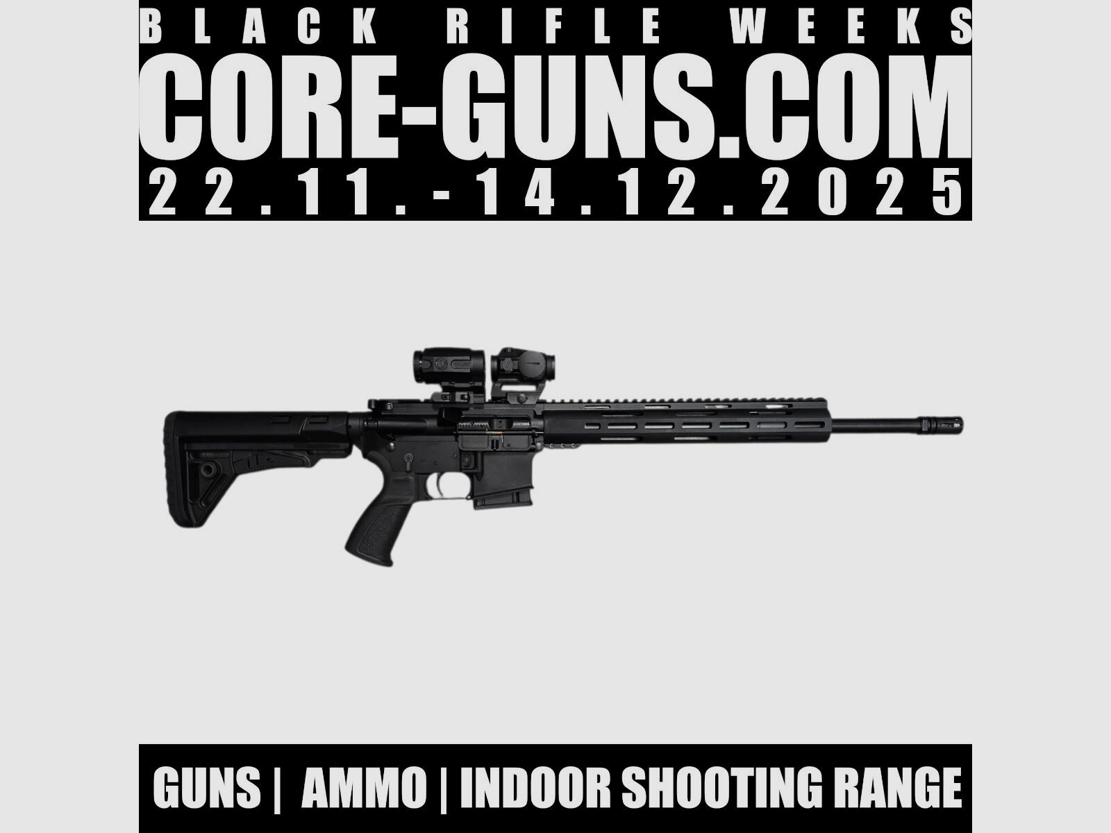 Lux Def Tec AR15 L5 16,75" 223Rem + Falke S + Falke B3X Magnifier sofort verfügbar +20€ deutschlandweiter Versand