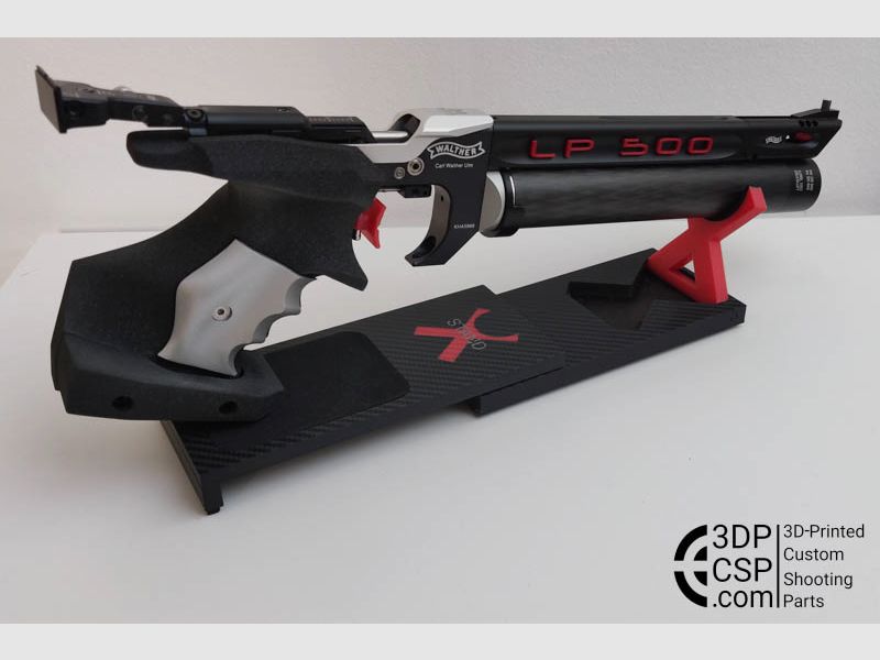 X-Stand CARBON - Universeller Luftpistolenhalter, Steyr, Walther, FWB, LP10, EVO, LP400, LP500, P8X