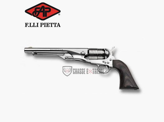 Replica PIETTA 1860 Army Nickel Steel Engraved Cal. 44 Pn