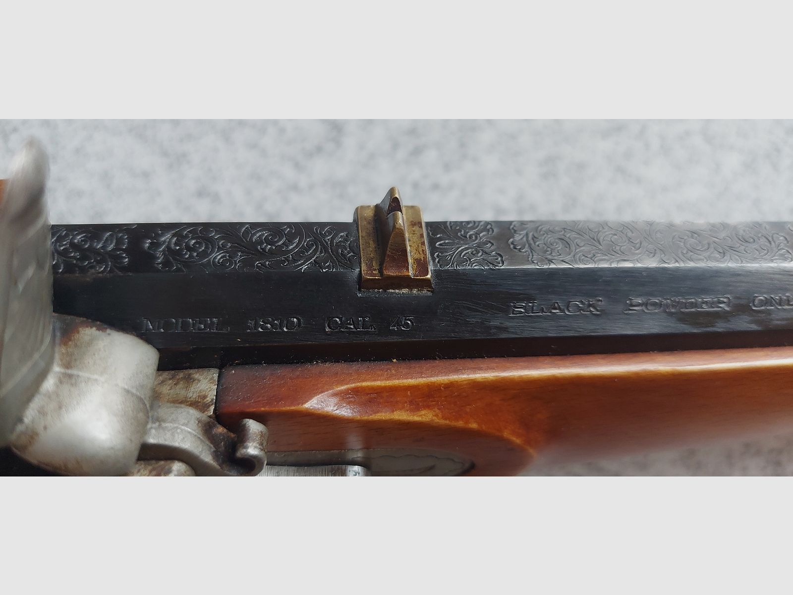 Vorderlader Steinschloss Pistole, Model 1810, Kaliber .45