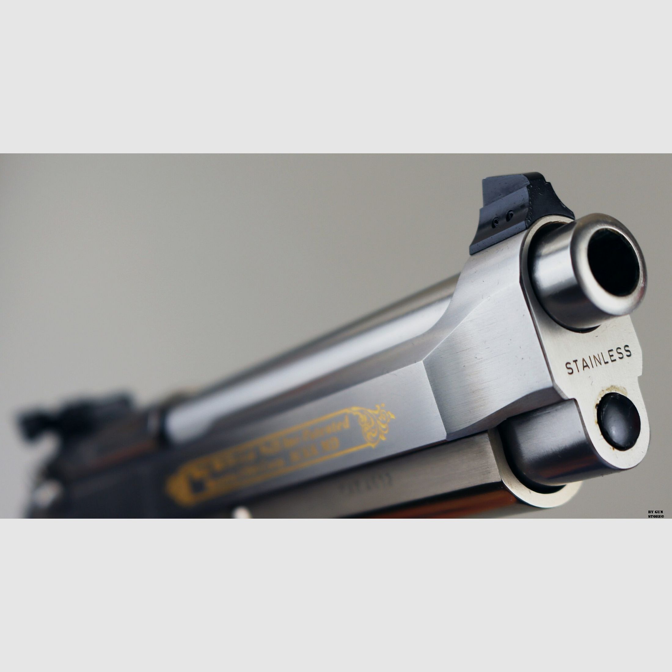 Pistola Beretta mod. 98 FS Stainless Golden cal. 9×21 matr. F05053P, immagine 10 di 21