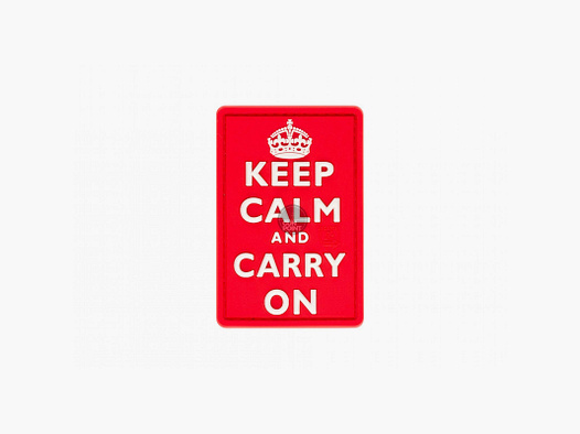 Keep Calm Rubber Patch