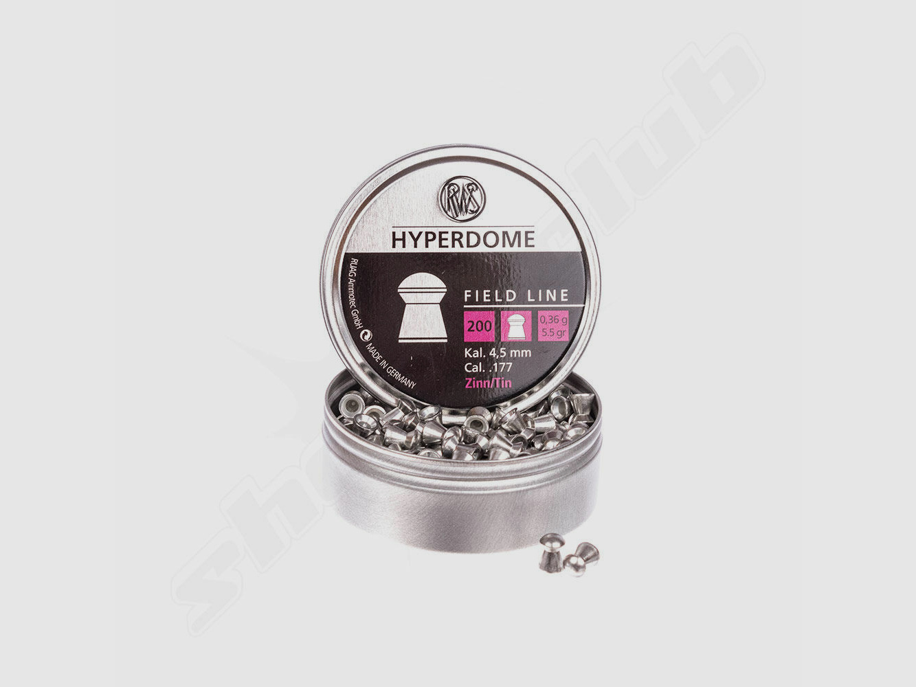 RWS Hyperdome Green 0,36g 200St 4,5mmDiabolo