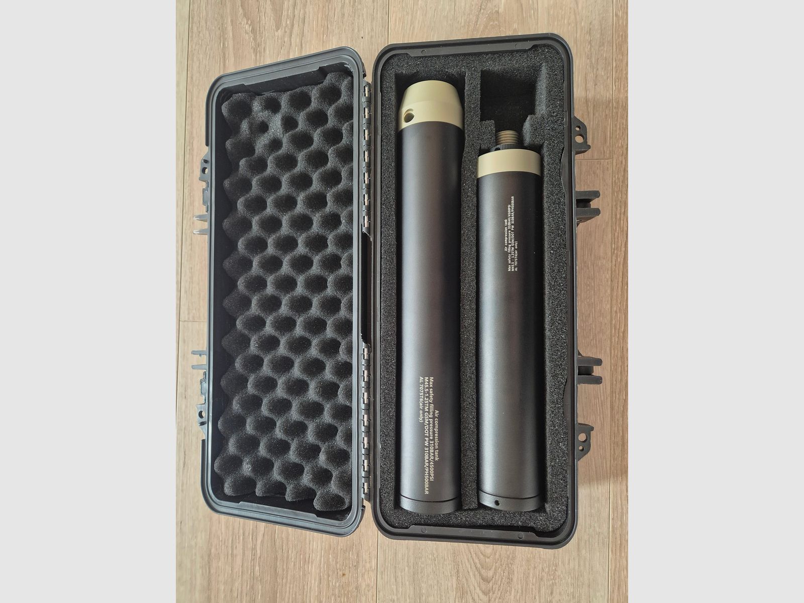 Ersatzkartuschen AEA Megalodon/ HPMax MK2 JADS Manometer, Ersatztanks