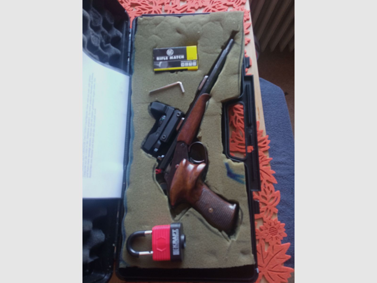 Einzellader Pistole 22 lr.