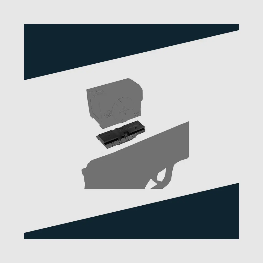 Vector Optics SCFRM-18 CZ-OR-Adapter – VOD-Footprint, image 3 sur 4