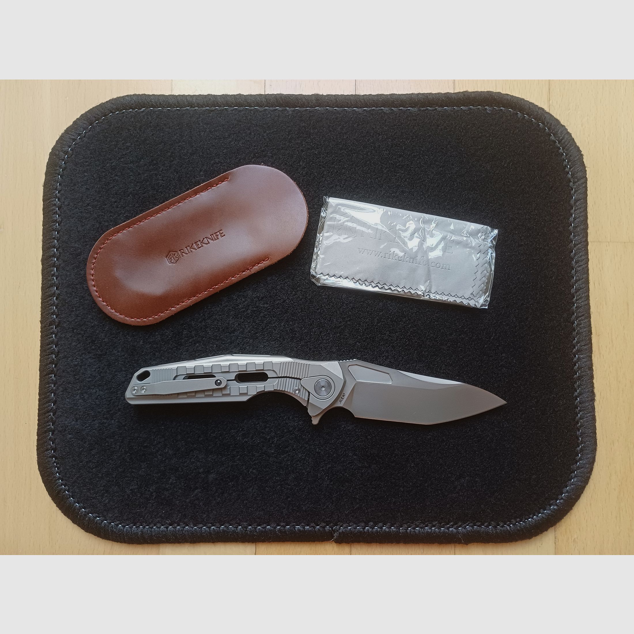 Rike Knife Thor 3 Framelock Titan M390 Lame Full Integral