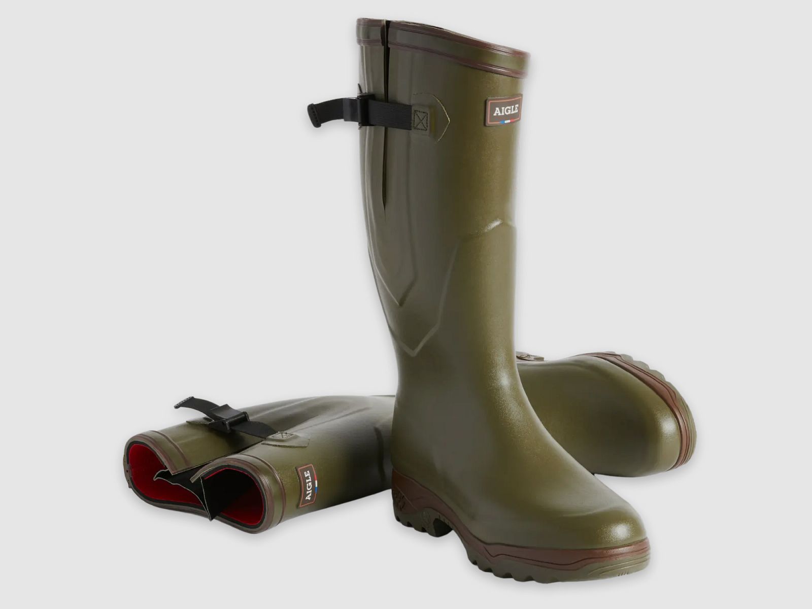 Aigle Parcours 2 ISO Rubber Boots (Khaki)