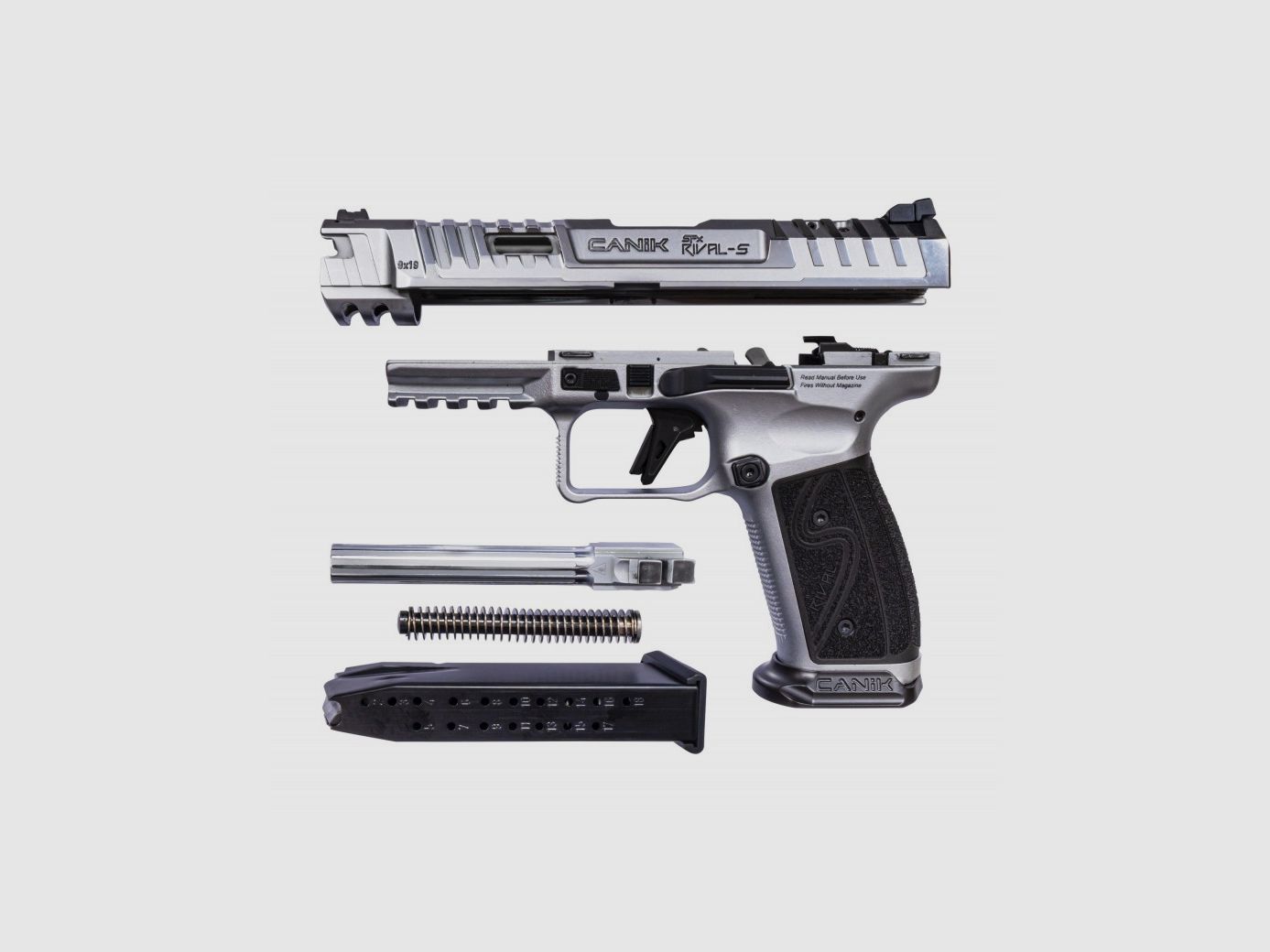 PISTOLET CANIK SFX RIVAL-S CHROME 9X19, zdjęcie 3 z 5