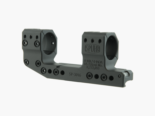 Spuhr Offset-Zielfernrohrmontage, 30 mm / 38 mm / 0 MOA / 40 mm Vorversatz