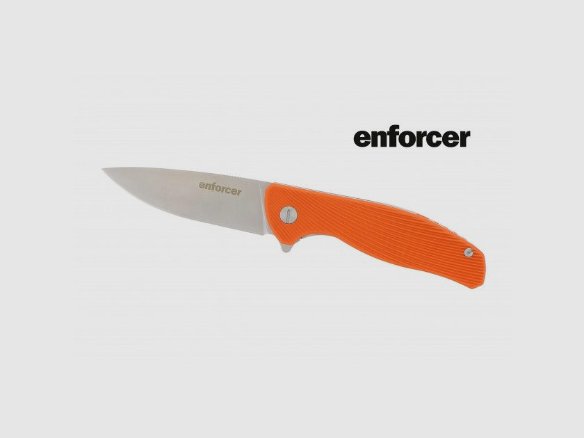 Enforcer Gambino folding knife ball bearing blade made of 440C steel flipper