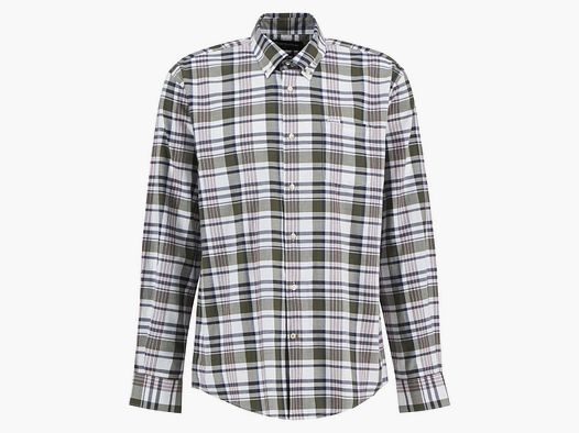 Barbour Hunwick Hemd Olivgrün Herren - L