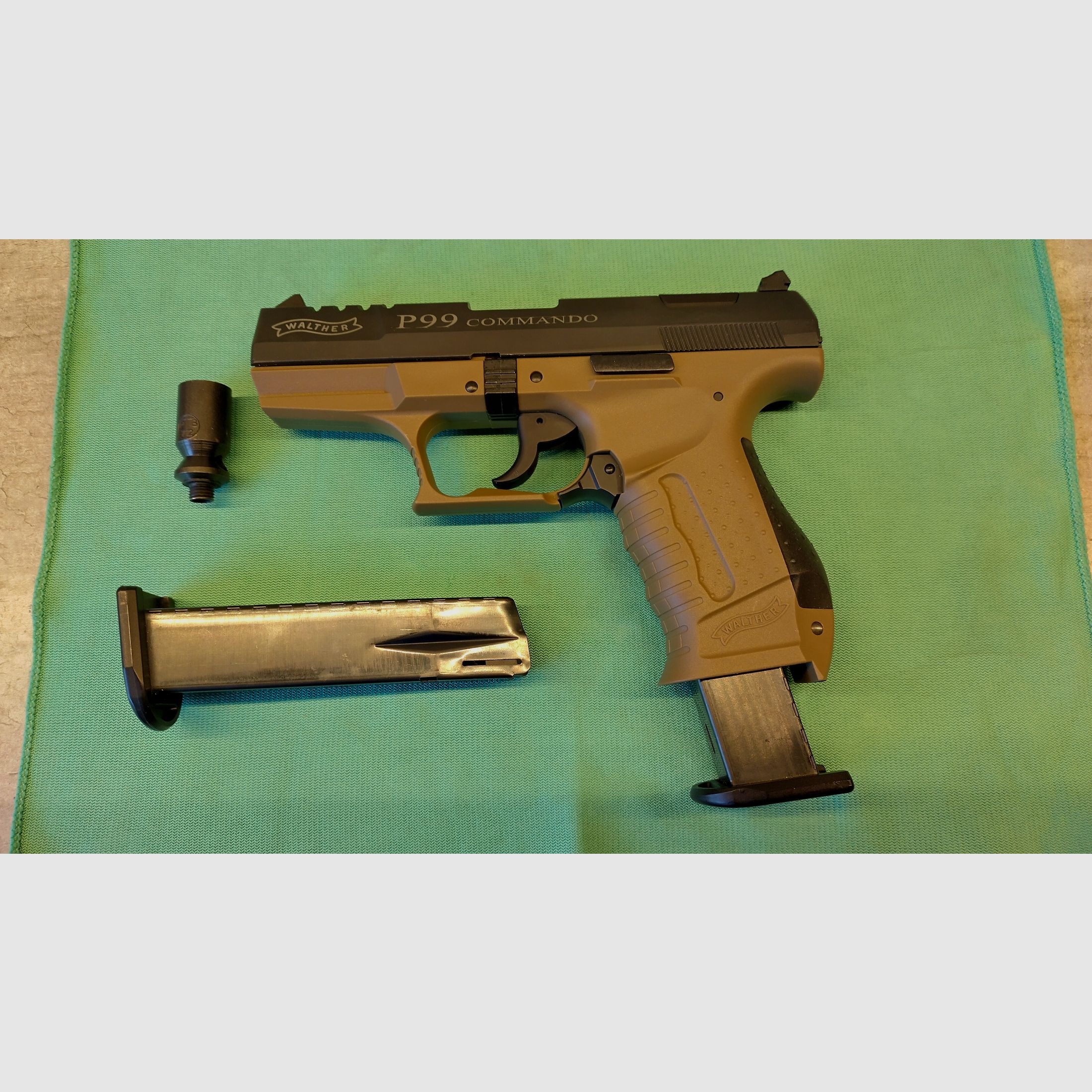 WALTER P99 pistola de fogueo calibre 9 mm P.A.K.