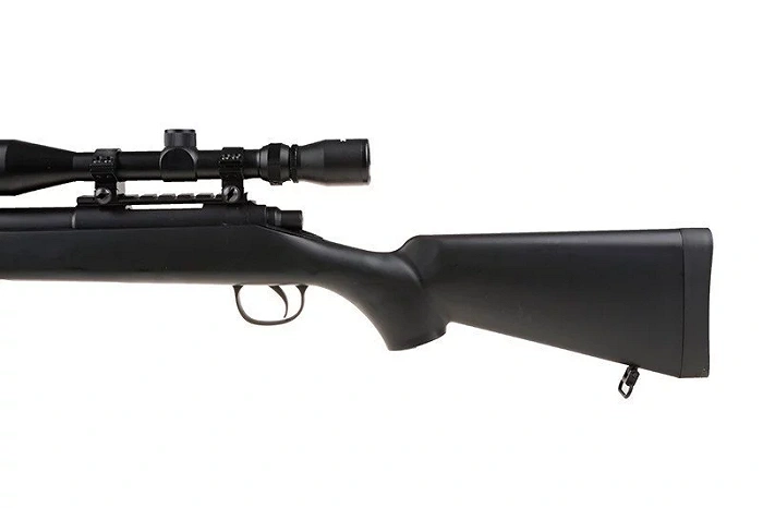 Karabin snajperski ASG WELL MB07D z lunetą i dwójnogiem, zdjęcie 17 z 18