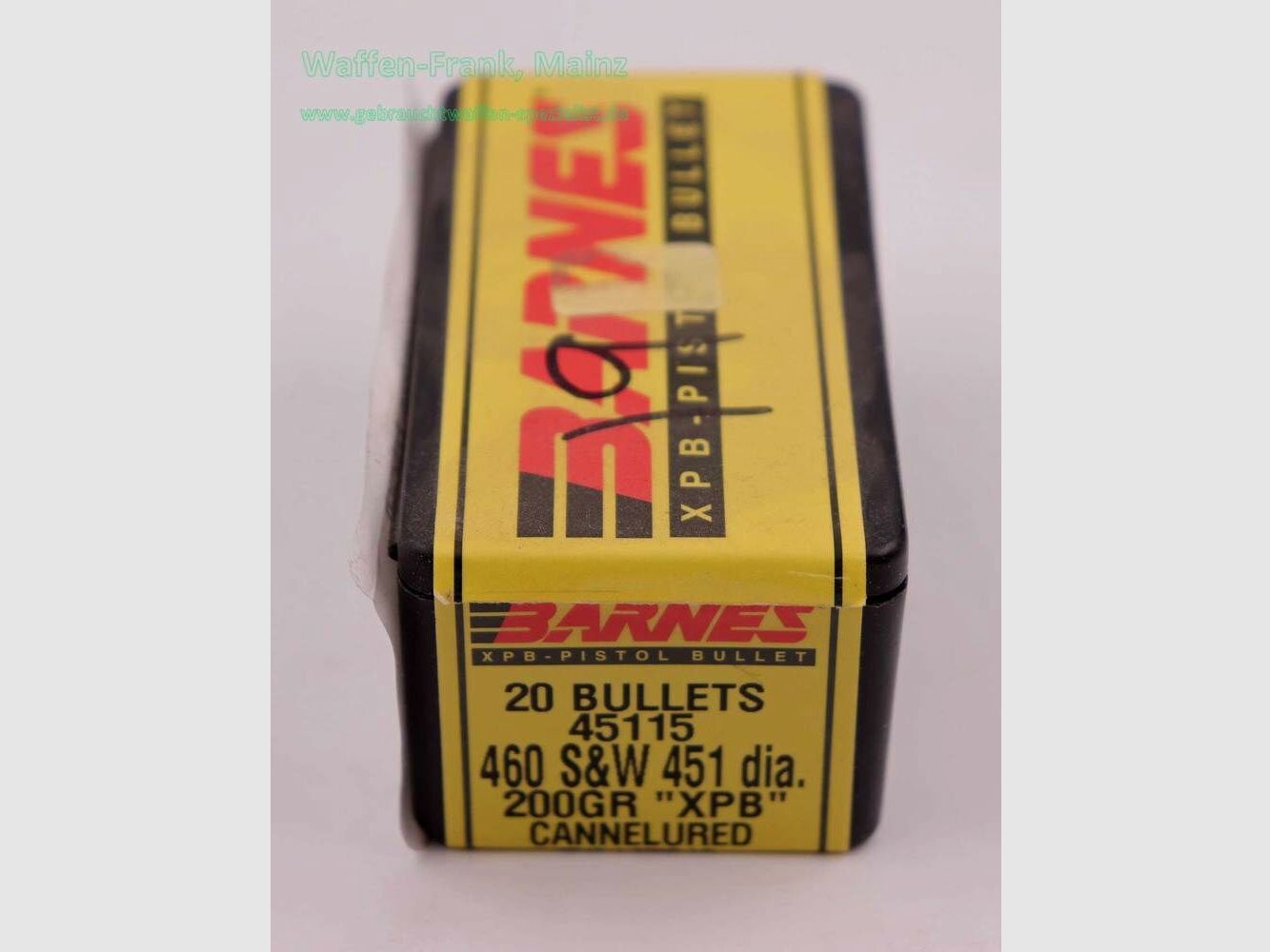Barnes Bullets FFW-Geschosse, Anbruch