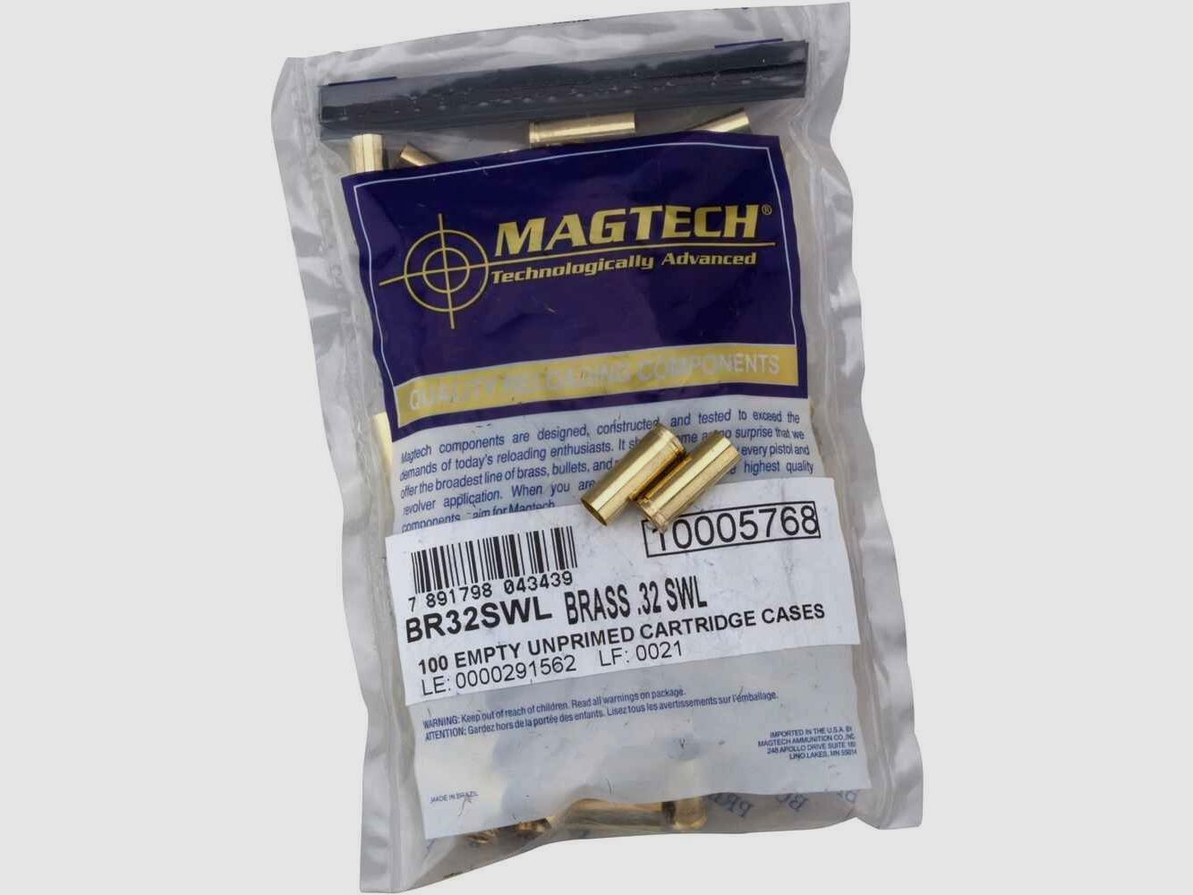 32 S&W long bossoli Magtech VE100