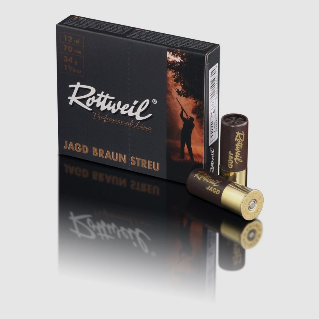 Rottweil caccia marrone dispersione plastica 10 pz