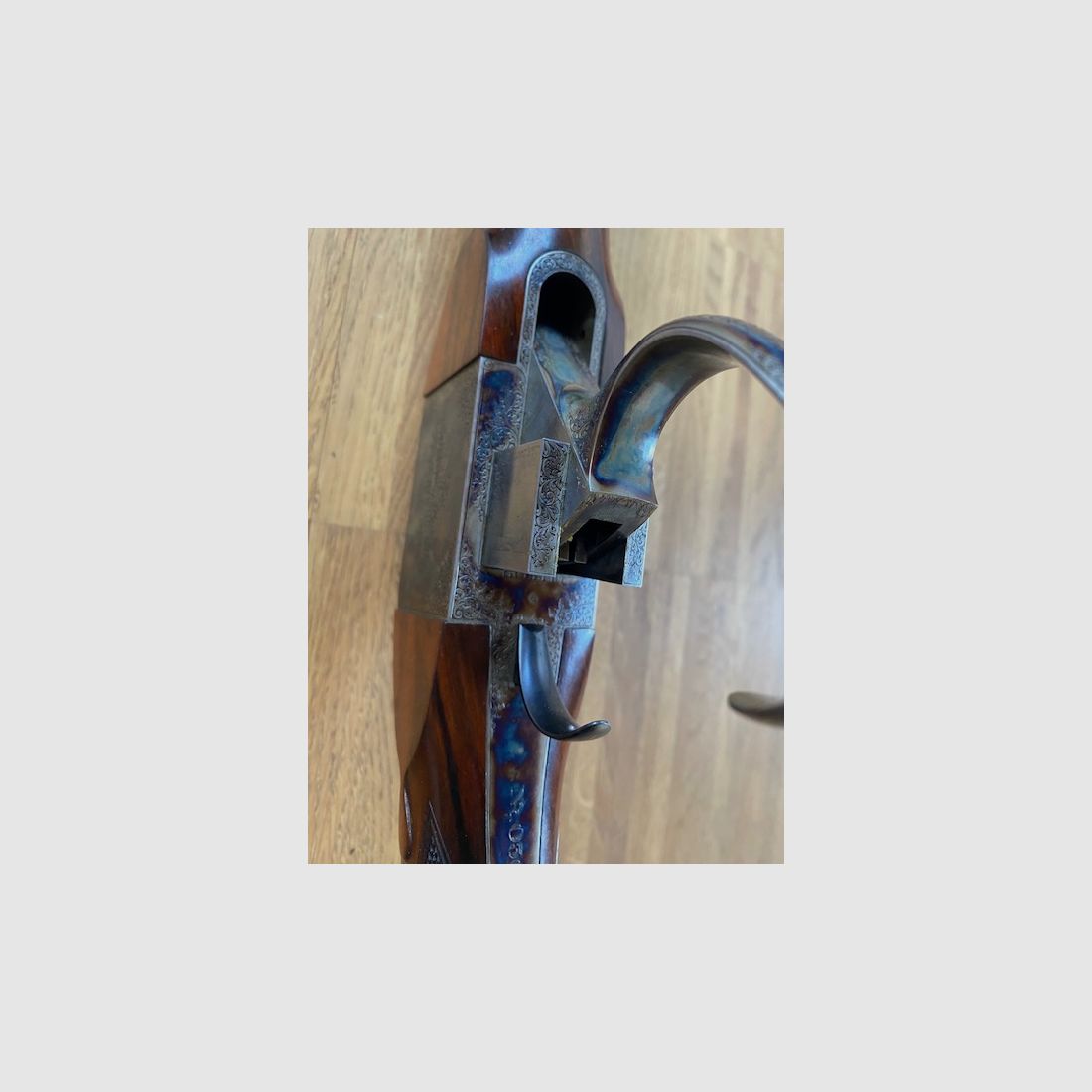 Blockbüchse Hagn von Ralf Martini Canada Gravur Florian Güllert, Bunthärung Herr Martini arbeitet nun bei Hartmann und Weiss 8x57IS 