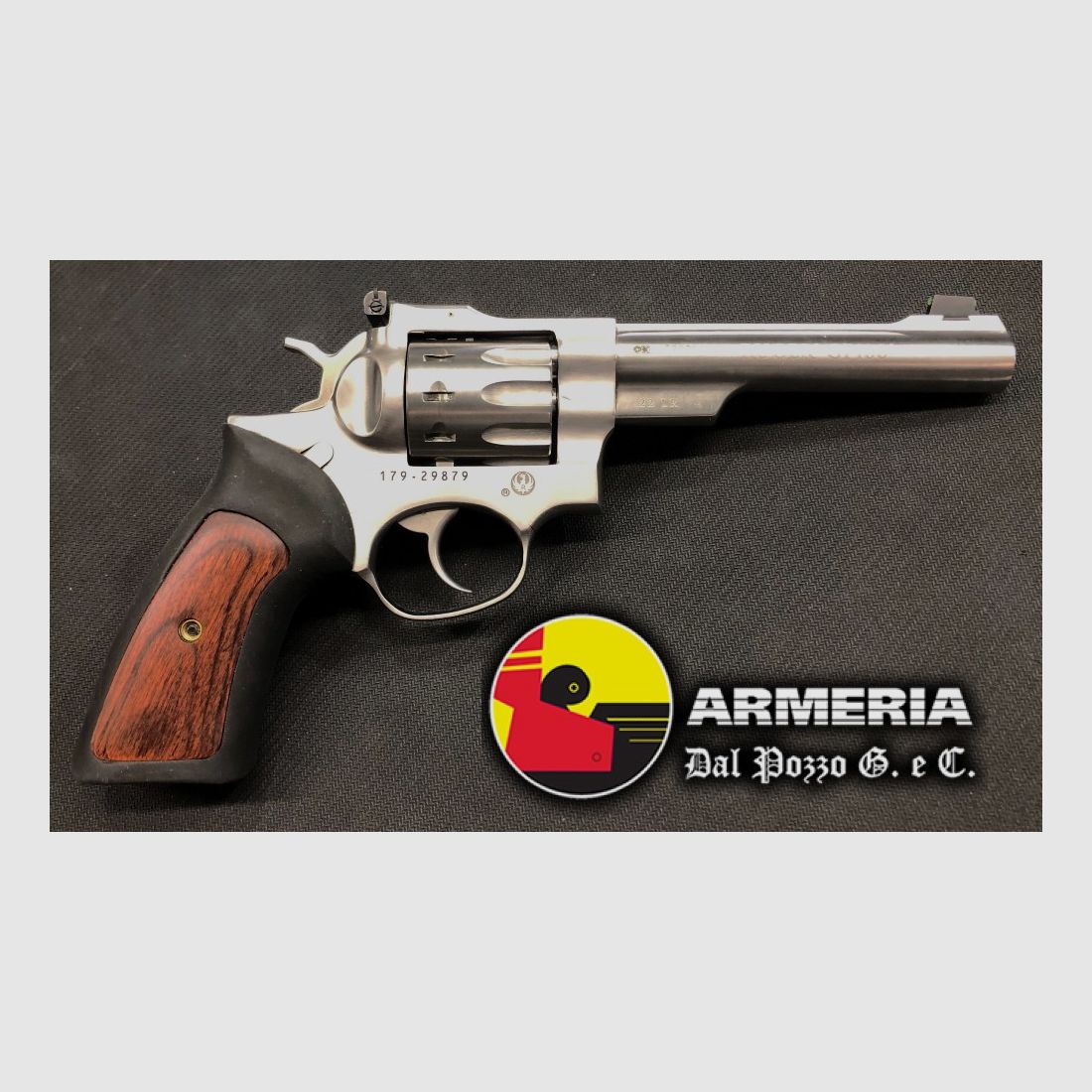 RUGER GP 100 .22 LR 5.5″ SS 10C, immagine 2 di 2
