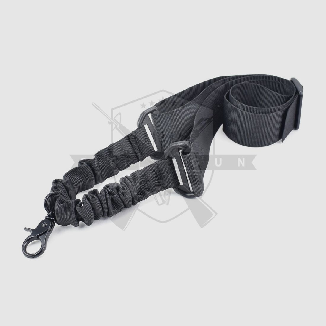 Correa de bungee de un punto (Negro)