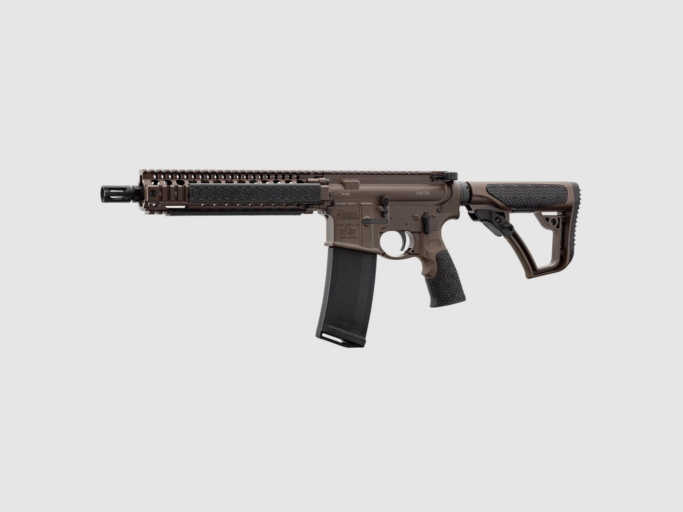 AR15-TYP CARABINE DANIEL DEFENSE MK18 KURZER LAUF 10.3'' KAL. 5.56 MIL SPEC BRAUN, Bild 4 von 4