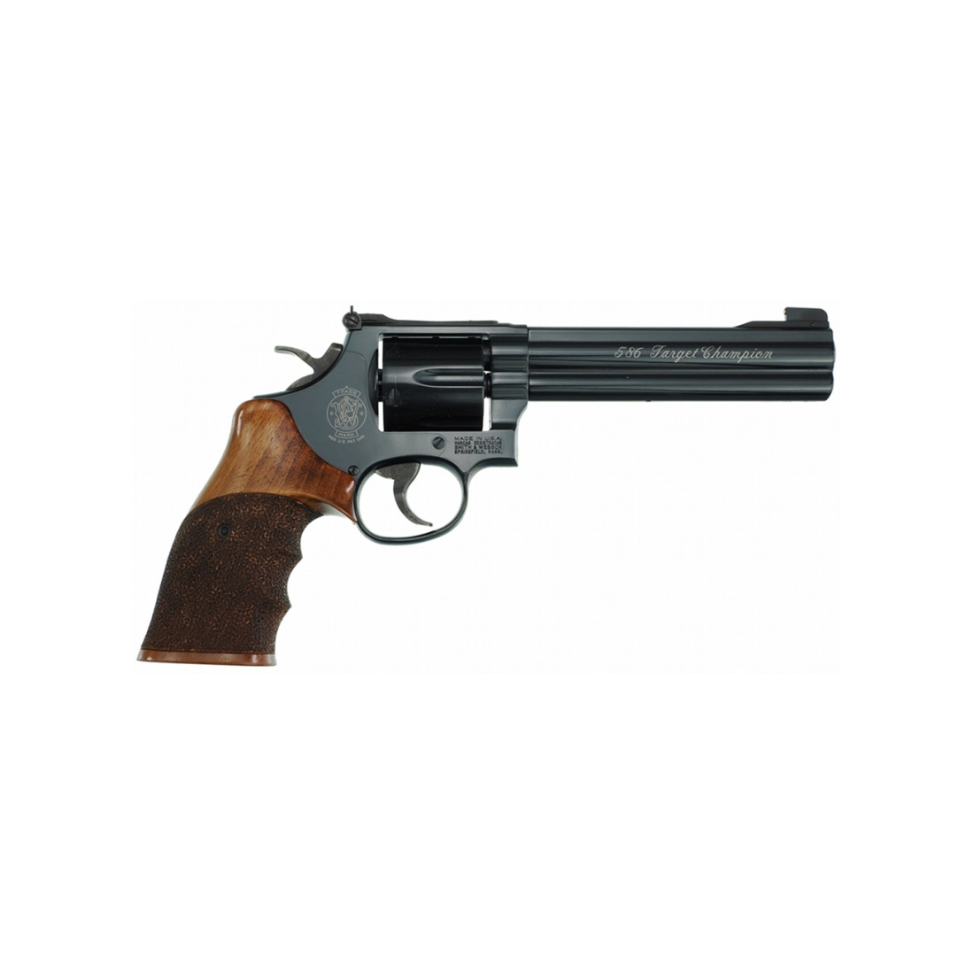 Match - Revolver Smith & Wesson Modell 586 Target Champion 6" Lauf Kaliber .357 Mag. sehr Selten !!!