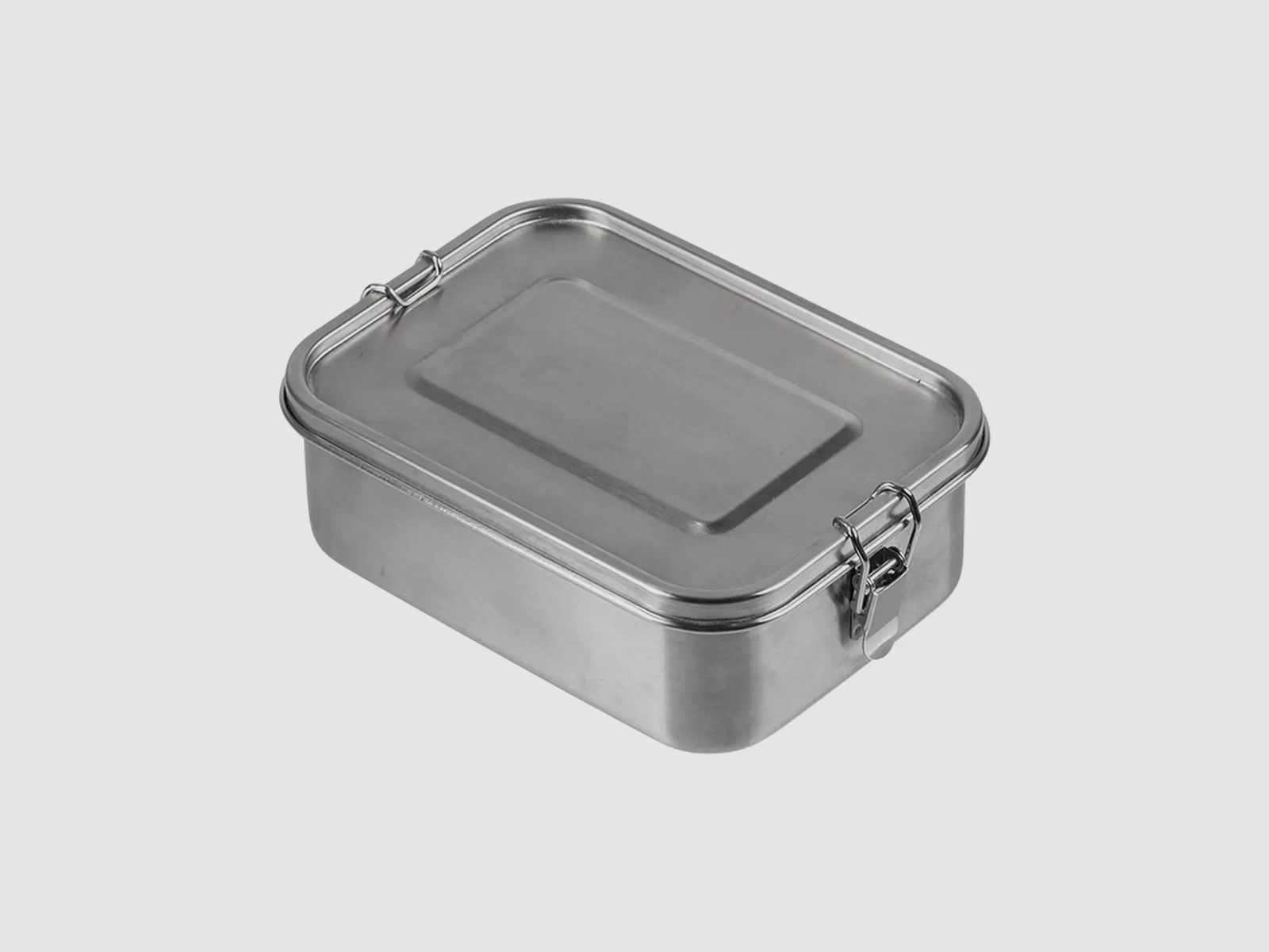 Mil-Tec Lunchbox Stainless Steel 18 x 14 x 6.5 cm