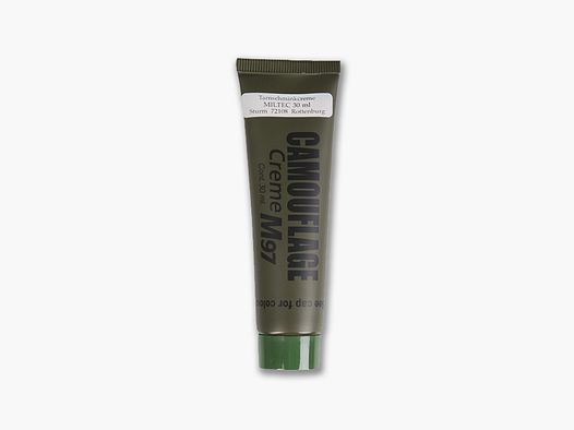 MILTEC Crema de camuflaje verde tubo de 30 g.
