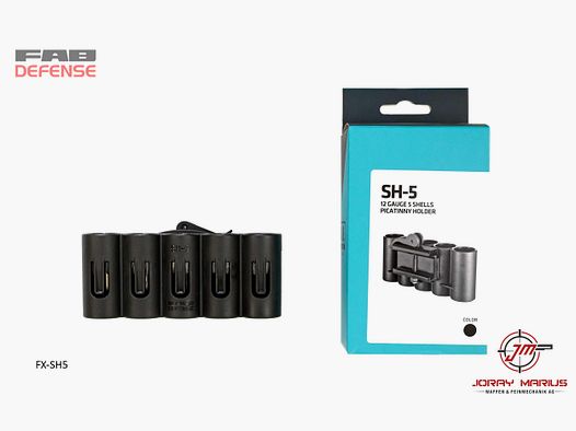 FAB Defense SH-5 cartridge holder 12/70 for Picatinny rail