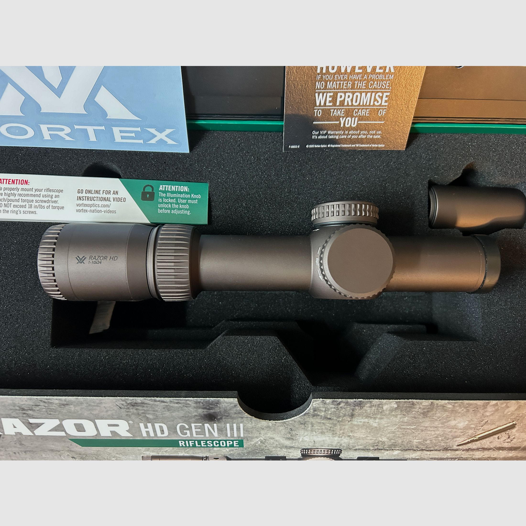 Vortex Razor HD Gen III 1-10x24 MRAD