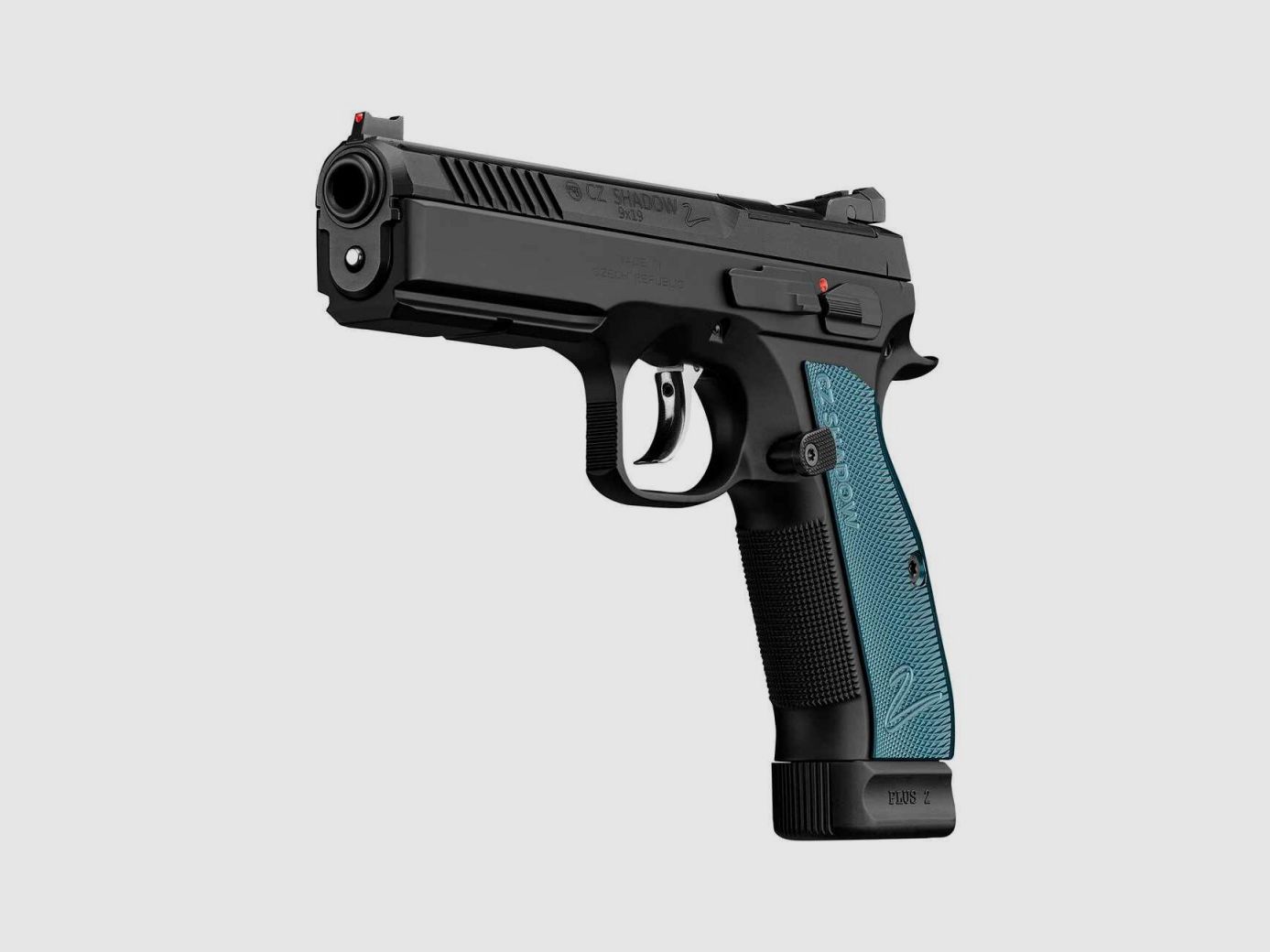 PISTOLE CZ SHADOW 2 OPTIC READY KAL. 9X19 SCHWARZ/BLAU, Bild 2 von 2