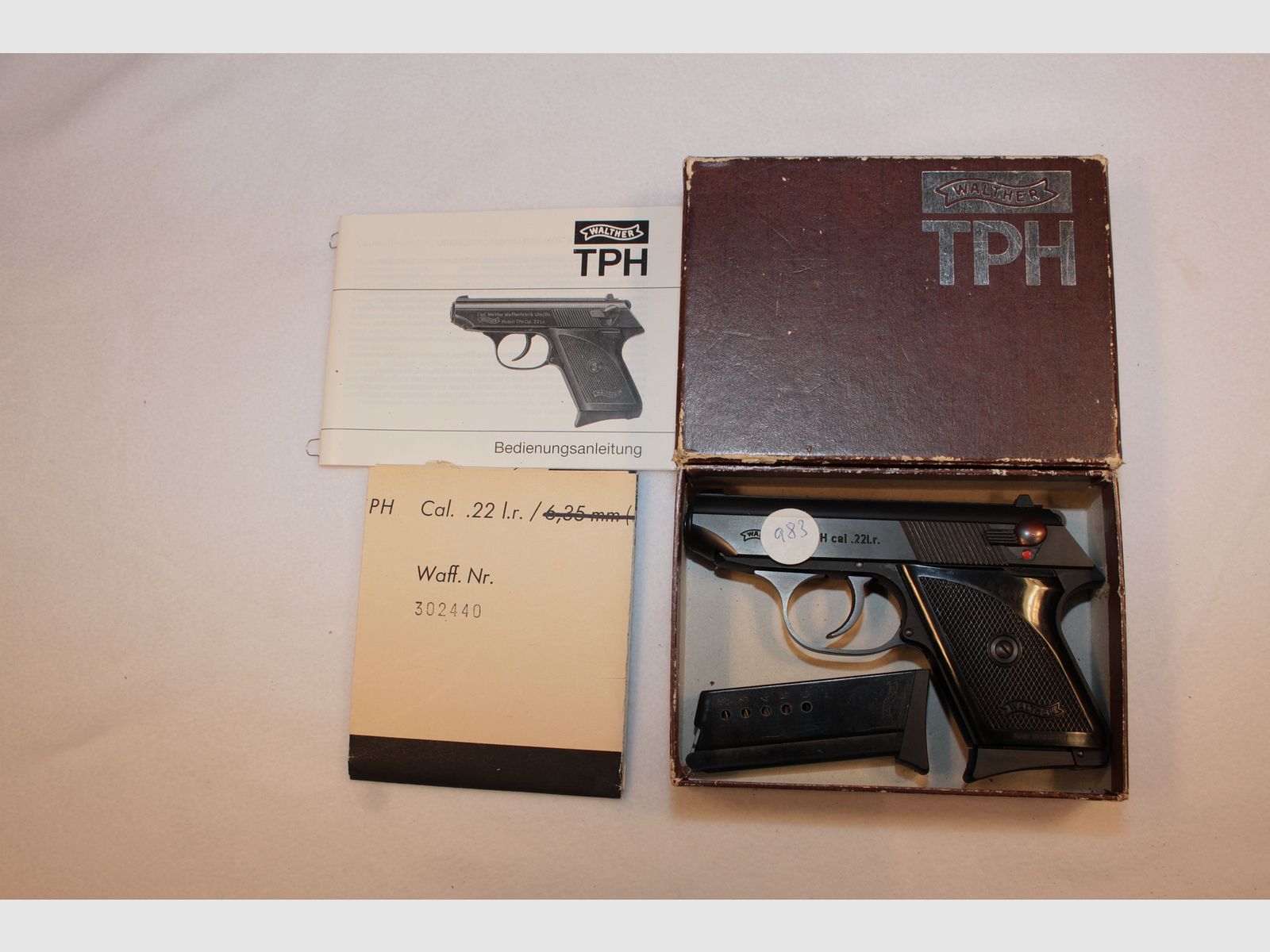 Walther Model TPH in caliber .22 lr.