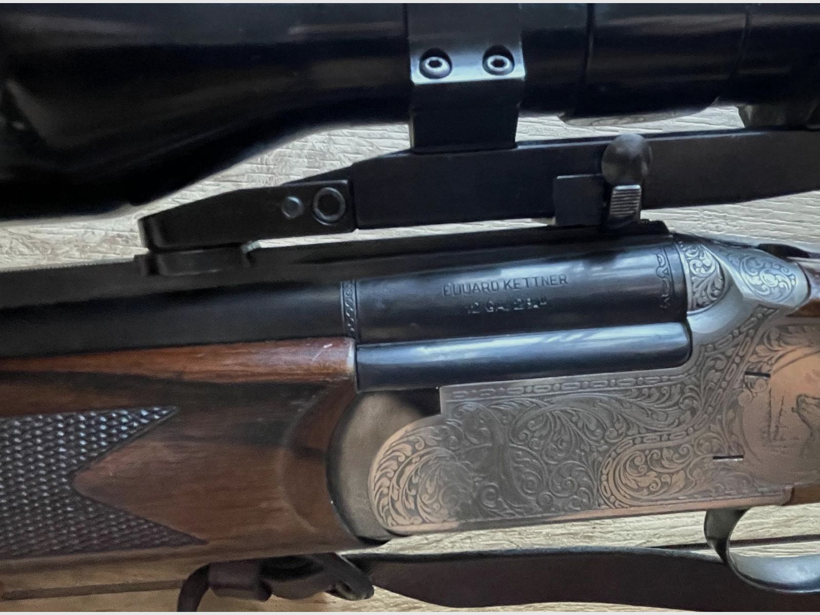 Bockbüchsflinte Kettner S2000 – Kaliber 12/70 - 7x65R mit Wechsellauf
