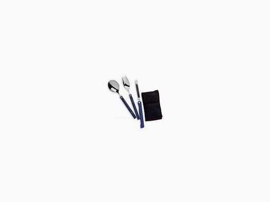 FOX CAMPING FOLDING CUTLERY SET 677 BLUE