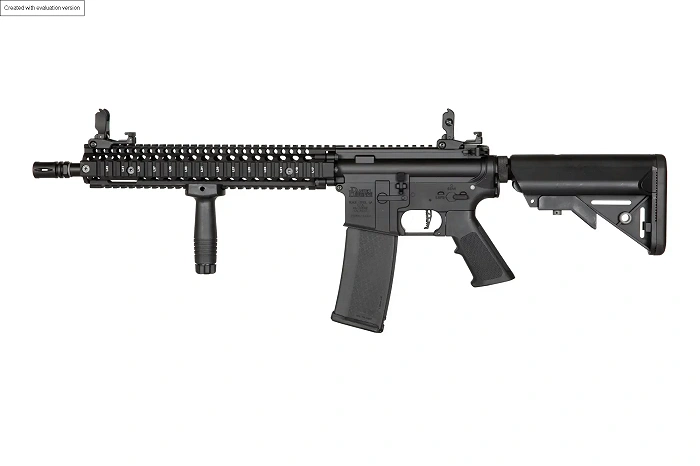 ASG-karabijn Daniel Defense MK18 SA-E26 EDGE 2.0 – Zwart, afbeelding 1 van 36