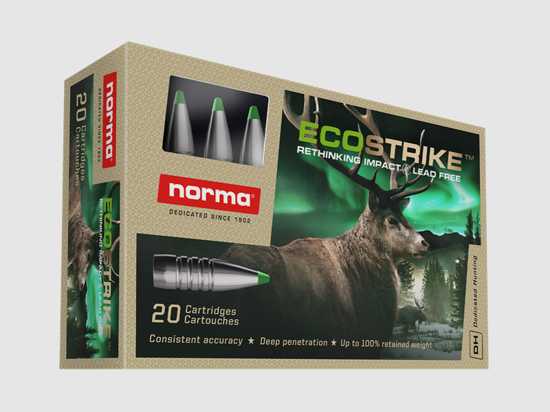 NORMA ECOSTRIKE 300 WIN. MAG. 10,7 Gram / 165gr - Blyfri, billede 1 af 2